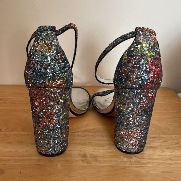 Steve Madden Carrson Glitter Heels Size 7.5 - Picture 2 of 5